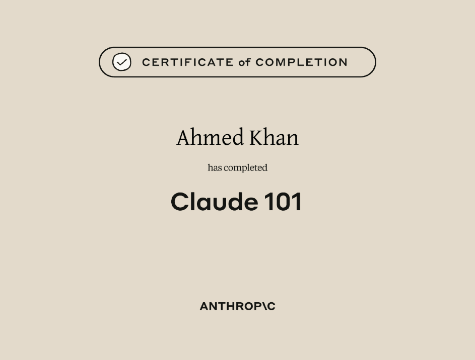 Claude 101