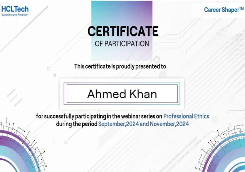 Professional Ethics Webinar