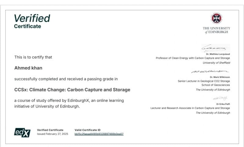 Climate Change: Carbon Capture and Storage
